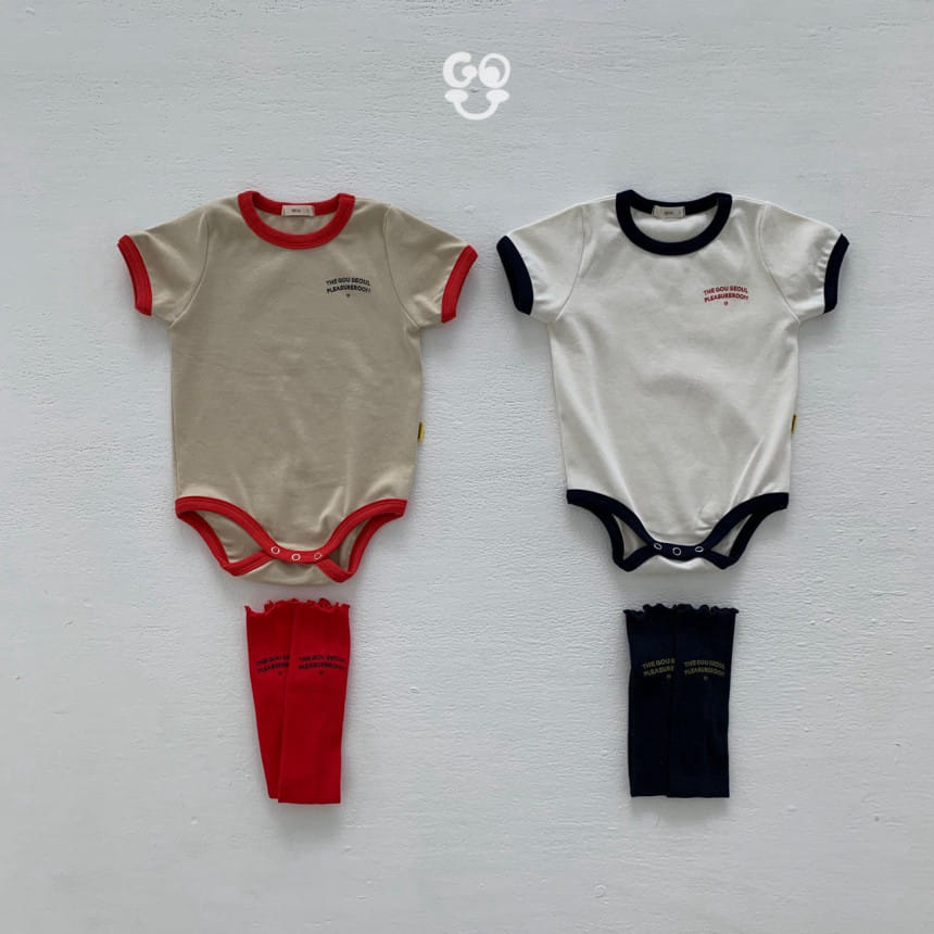go;u - Korean Baby Fashion - #babygirlfashion - Retro Body Suit - 11