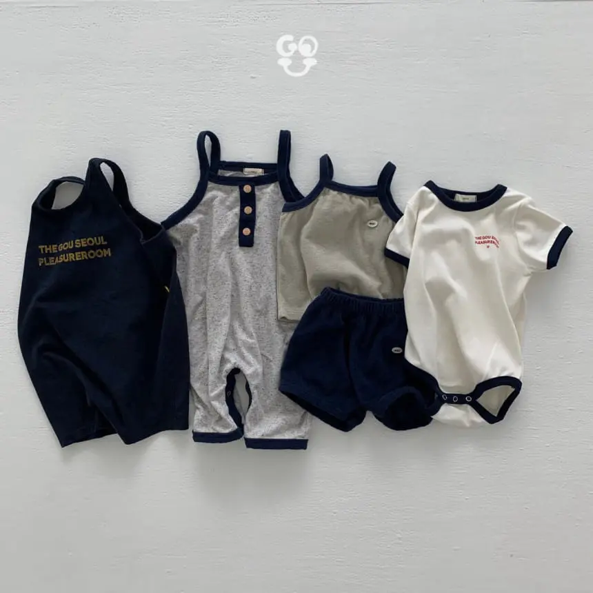go;u - Korean Baby Fashion - #babygirlfashion - Point Body Suit - 9