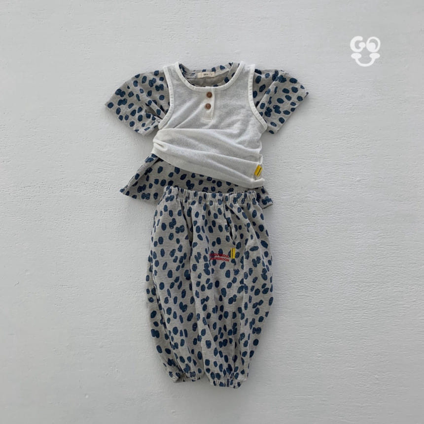 go;u - Korean Baby Fashion - #babygirlfashion - Sam Sam Sleeveless Tee - 8