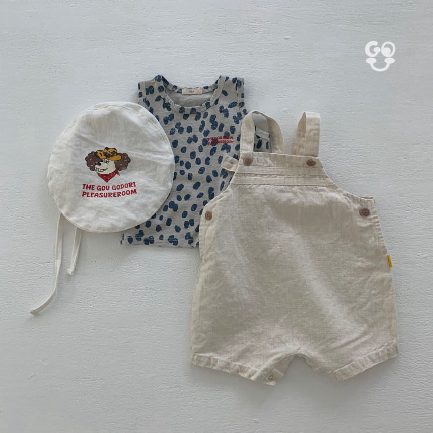 go;u - Korean Baby Fashion - #babygirlfashion - Cuty Overalls  - 5