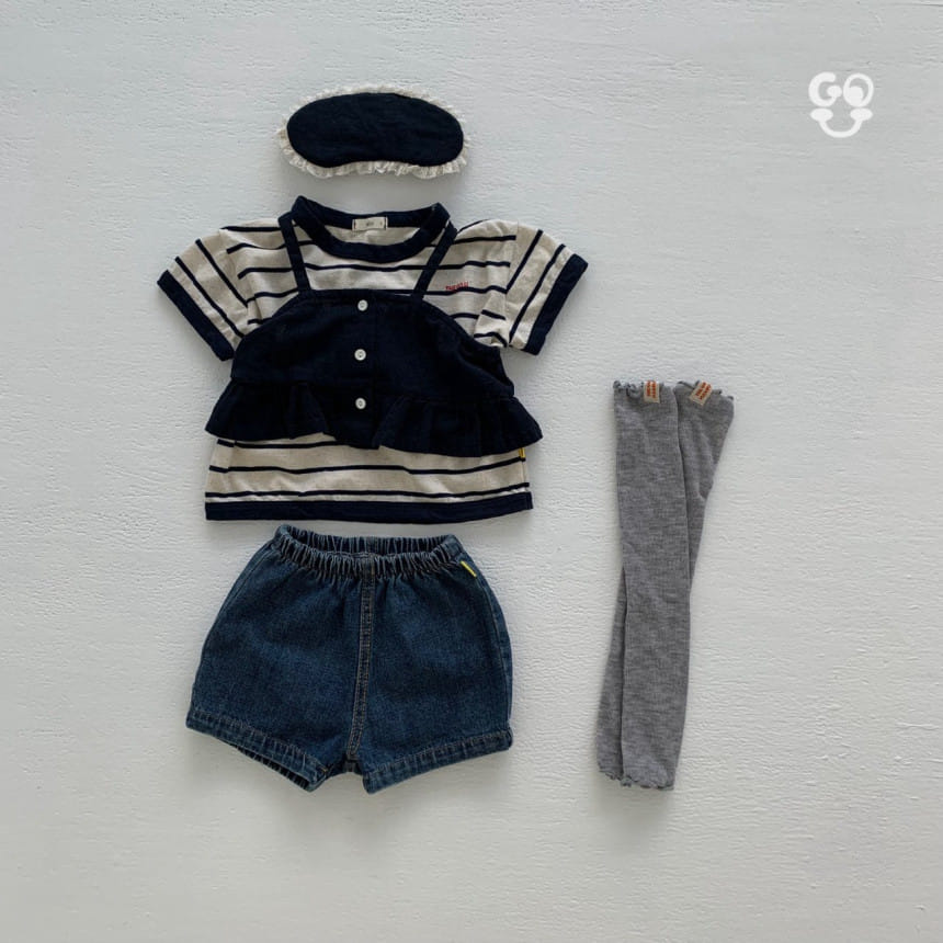 go;u - Korean Baby Fashion - #babyoutfit - Bbangbbare Shorts - 4