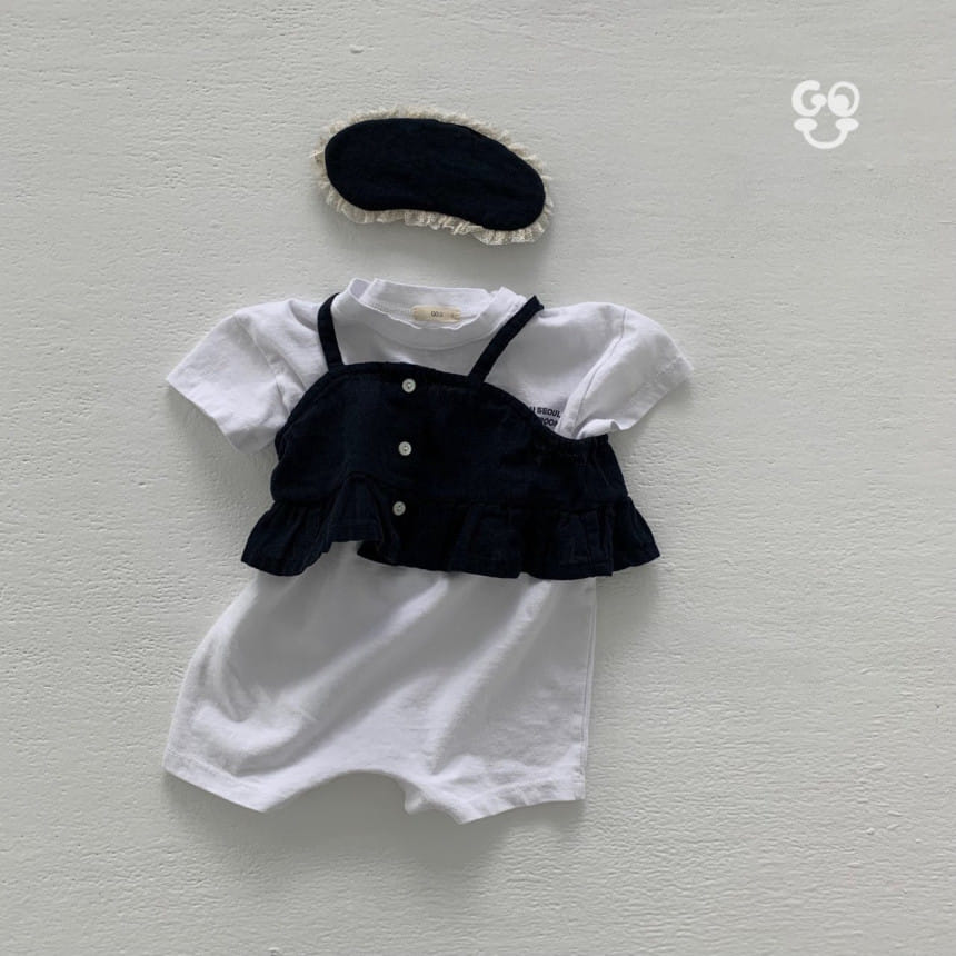 go;u - Korean Baby Fashion - #babyoutfit - Gou Uniform Body Suit - 5