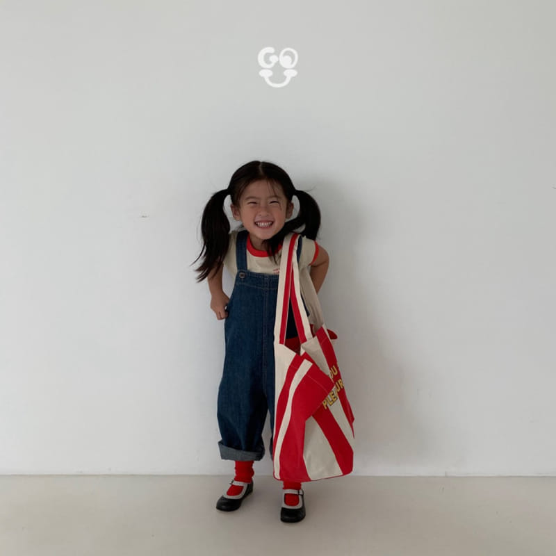 go;u - Korean Children Fashion - #kidzfashiontrend - Ton Ton Dungarees Tee With Mom - 4
