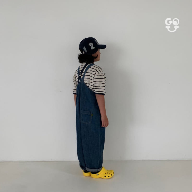 go;u - Korean Children Fashion - #childofig - Ton Ton Dungarees Tee With Mom - 10