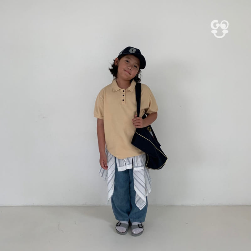 go;u - Korean Children Fashion - #discoveringself - Caramel Tee - 10