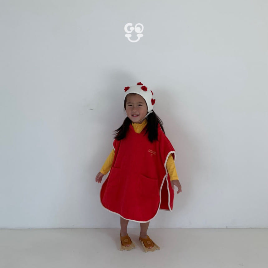 go;u - Korean Children Fashion - #designkidswear - Please Wear Hoody Towel - 4