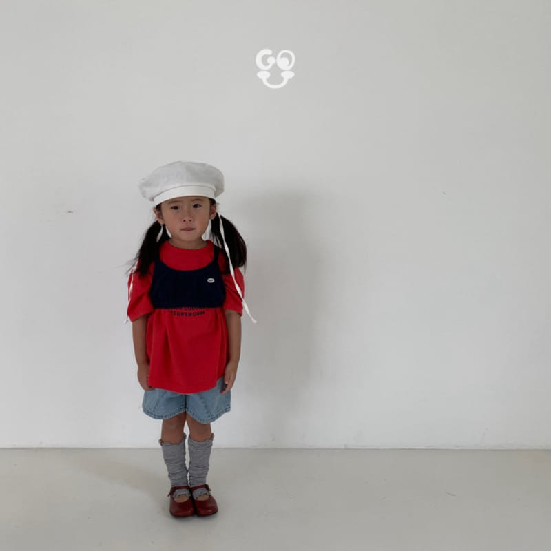 go;u - Korean Children Fashion - #kidsshorts - Ohmana Top  - 11