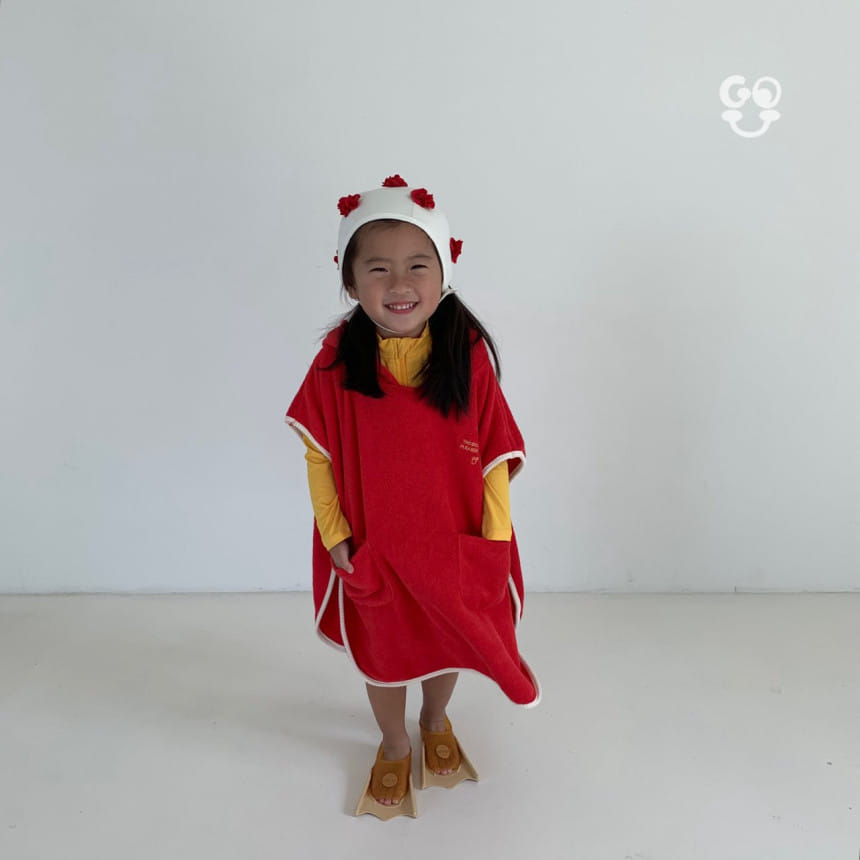 go;u - Korean Children Fashion - #kidsshorts - Please Wear Hoody Towel - 6