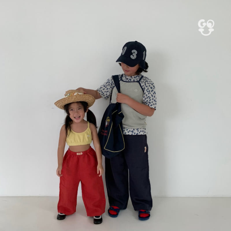 go;u - Korean Children Fashion - #kidsstore - Terry Sleeveless Tee - 7