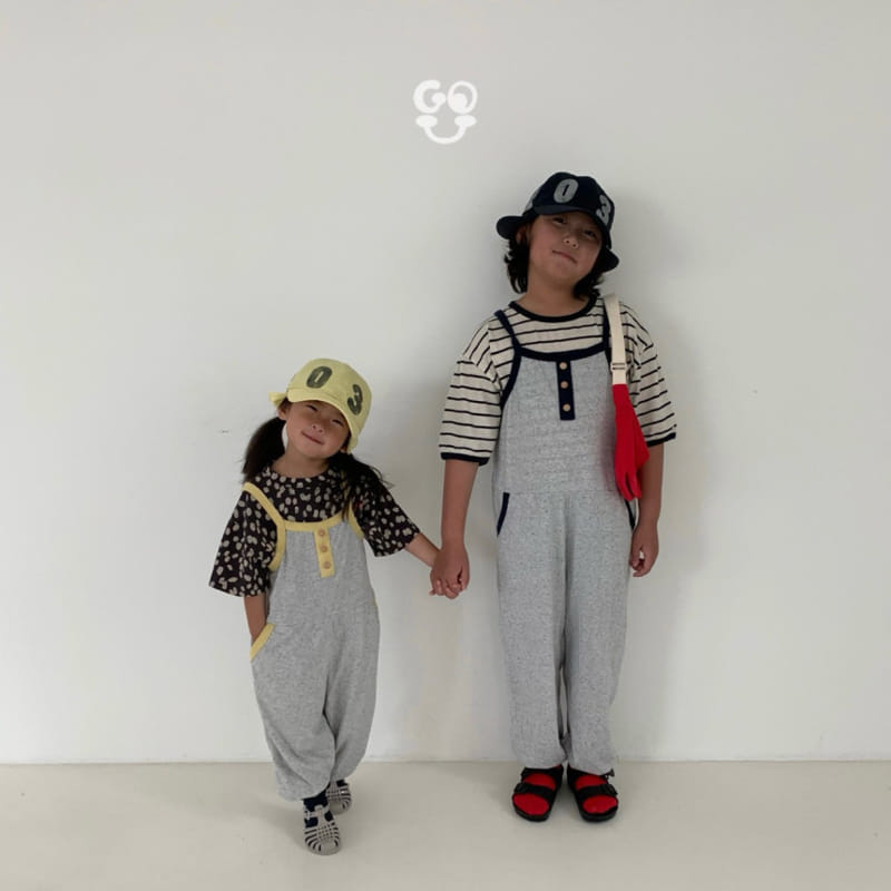 go;u - Korean Children Fashion - #minifashionista - Point Overalls - 10