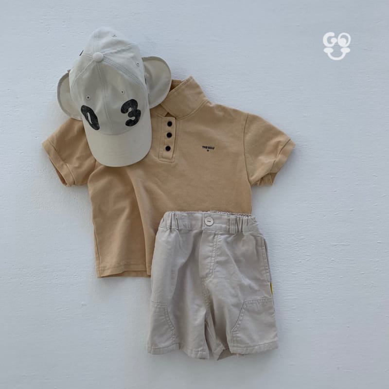 go;u - Korean Children Fashion - #magicofchildhood - Caramel Tee - 4