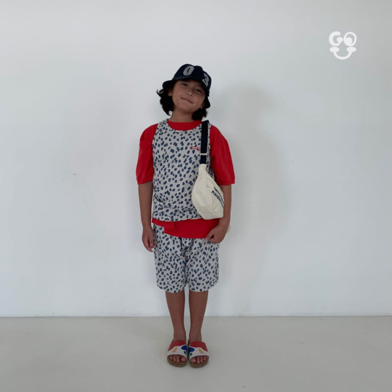 go;u - Korean Children Fashion - #toddlerclothing - Dot Sleeveless Tee - 8
