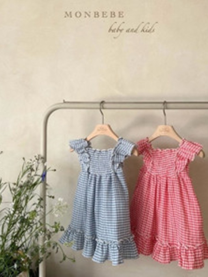 French Check One-Piece