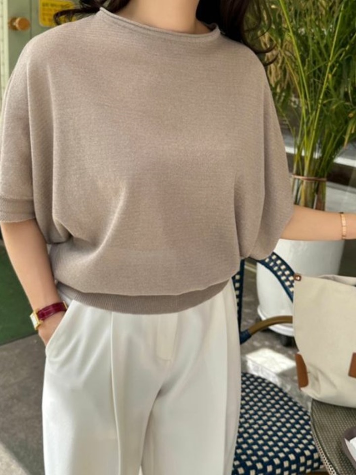 L Cape Short Sleeve Knit L Cape Short Sleeve Knit