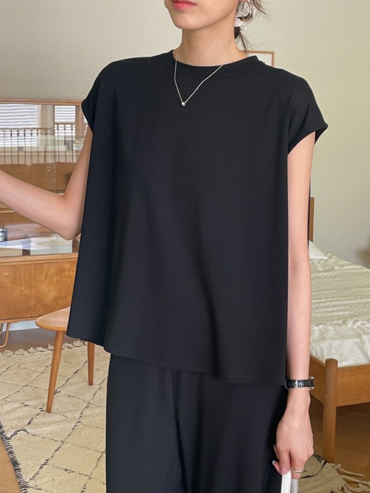 Jane Shirring Tee Jane Shirring Tee
