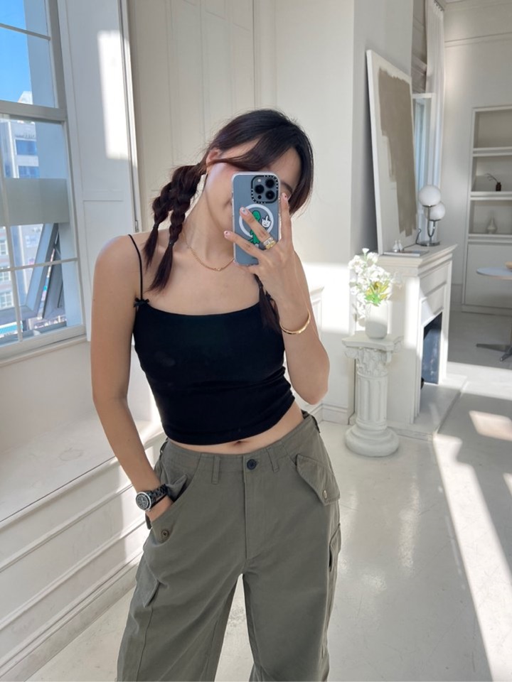Ribbon Cap Sleeveless Tee Ribbon Cap Sleeveless Tee