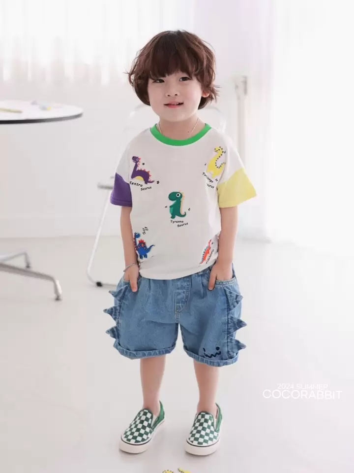 Dino Embroidery Tee