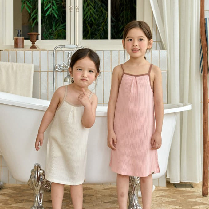 A-Market - Korean Children Fashion - #childrensboutique - Sour Piping One-Piece