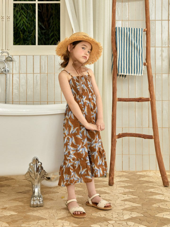 A-Market - Korean Children Fashion - #discoveringself - Hot Summer Smoke One-Piece - 7