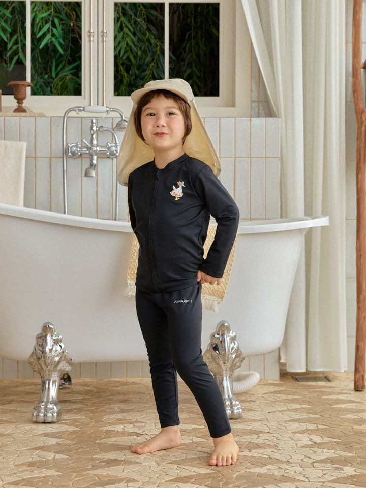 A-Market - Korean Children Fashion - #littlefashionista - Water Leggigns - 3