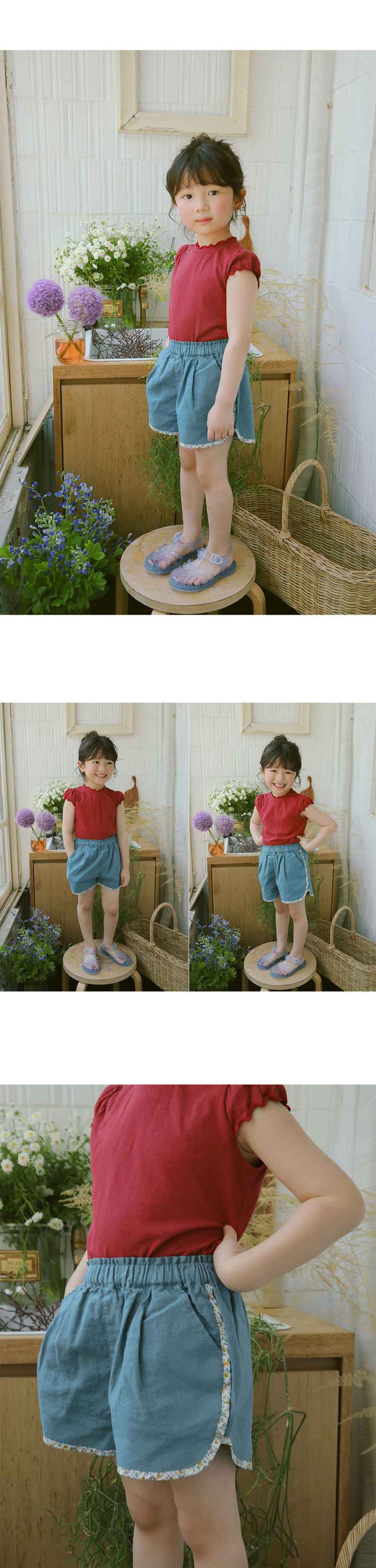 Amber - Korean Children Fashion - #fashionkids - Liberty Bine Shorts - 5