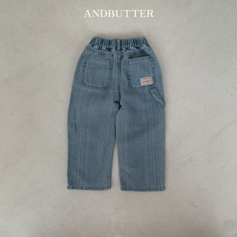 Andbutter - Korean Children Fashion - #stylishchildhood - L Denim Pants - 4