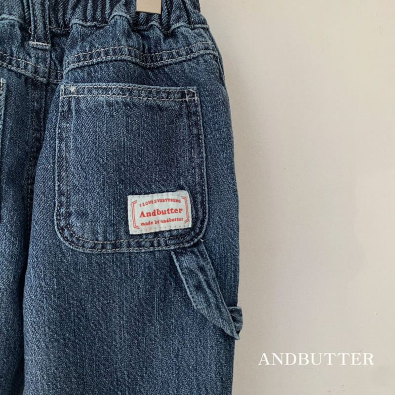 Andbutter - Korean Children Fashion - #kidsshorts - L Denim Pants - 9