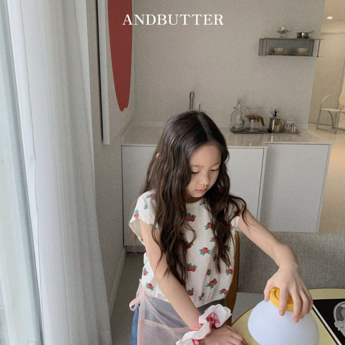 Andbutter - Korean Children Fashion - #littlefashionista - Wild Rose Sleeveless Tee