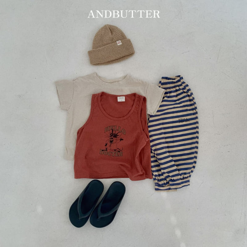 Andbutter - Korean Children Fashion - #minifashionista - Doctor Sleeveless Tee - 10