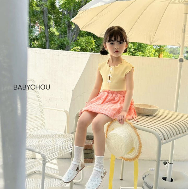 Babychou - Korean Children Fashion - #Kfashion4kids - Kelly Sleeveless Tee - 7