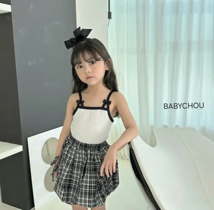 Babychou - Korean Children Fashion - #kidzfashiontrend - Sandy Sleeveless Tee - 9