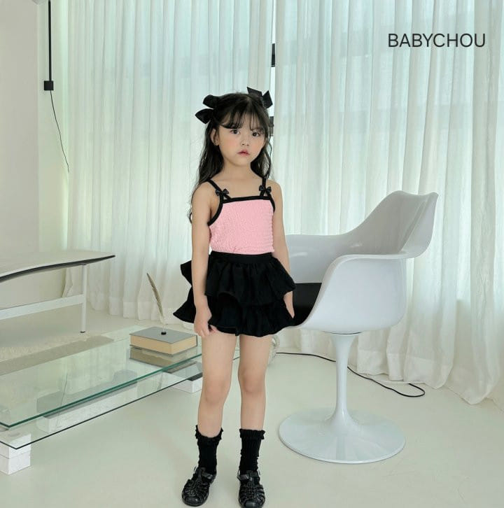 Babychou - Korean Children Fashion - #littlefashionista - Sandy Sleeveless Tee - 11