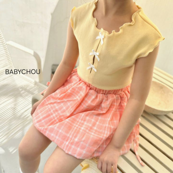 Babychou - Korean Children Fashion - #magicofchildhood - Kelly Sleeveless Tee - 9