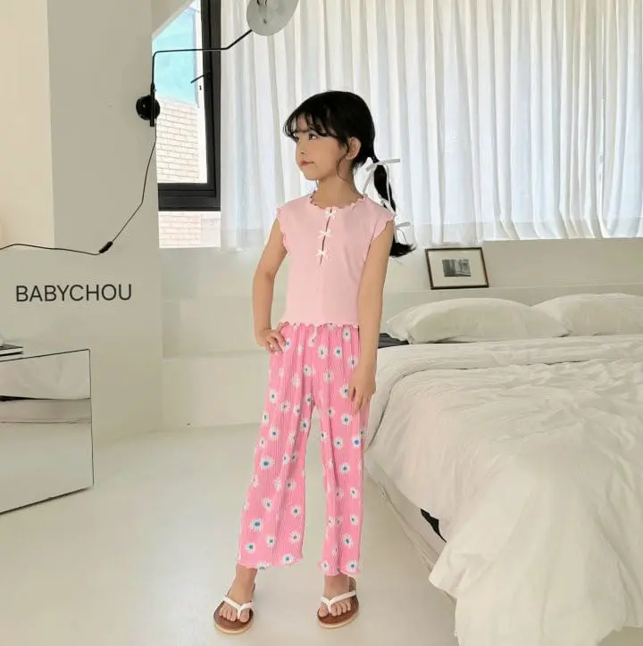 Babychou - Korean Children Fashion - #prettylittlegirls - Kelly Sleeveless Tee - 11