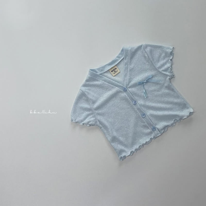 Bbonchu - Korean Children Fashion - #kidzfashiontrend - Holic Short Sleeve Cardigan - 4