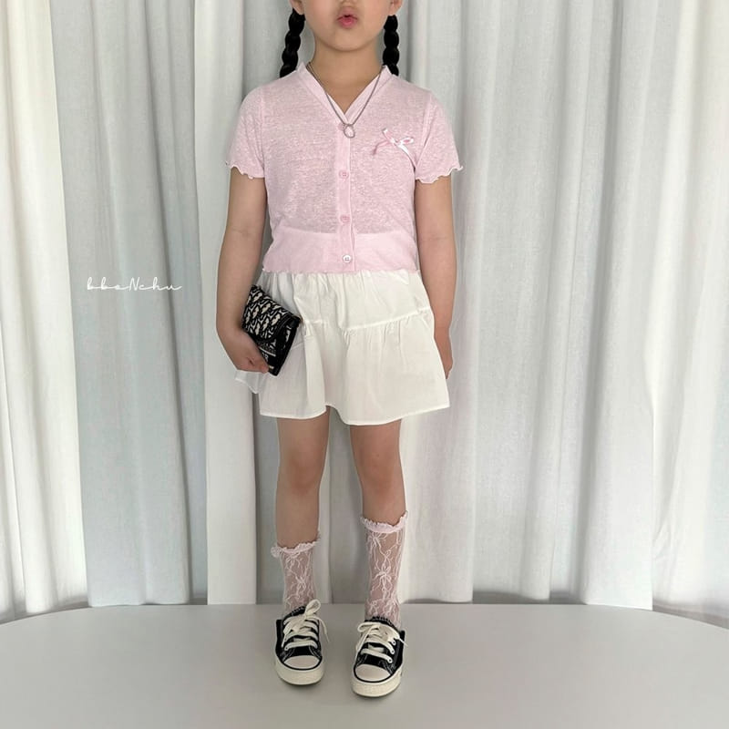 Bbonchu - Korean Children Fashion - #childofig - Holic Short Sleeve Cardigan - 9