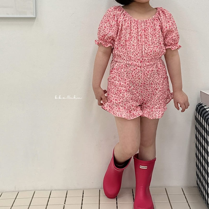 Bbonchu - Korean Children Fashion - #discoveringself - Flower Jump Suit - 6