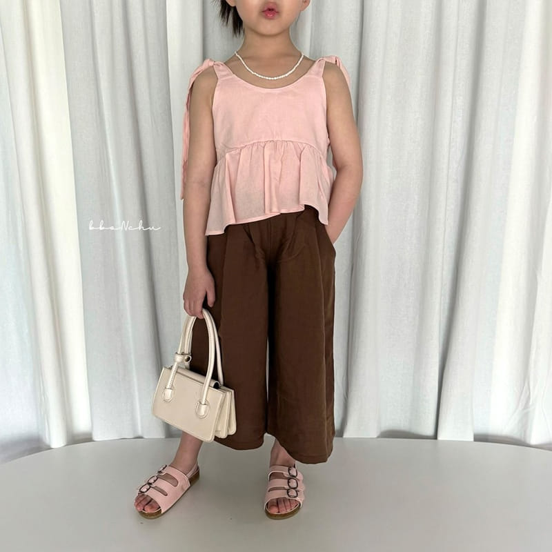Bbonchu - Korean Children Fashion - #fashionkids - Nut Wide Pants - 11