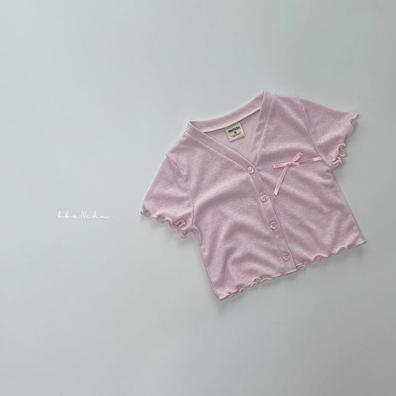 Bbonchu - Korean Children Fashion - #kidzfashiontrend - Holic Short Sleeve Cardigan - 3
