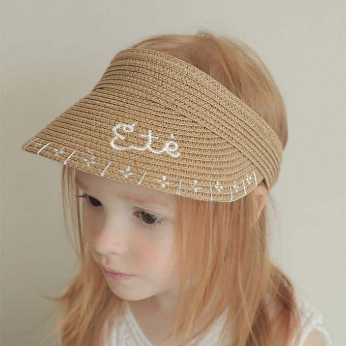Bien A Bien - Korean Children Fashion - #prettylittlegirls - Shu Shu Wanggul  Embroidery Sun Cap