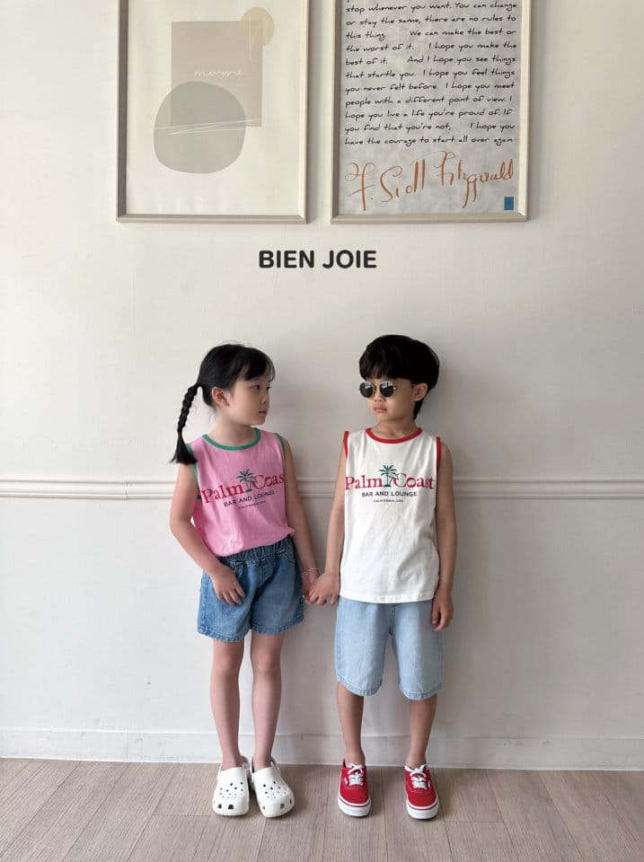 Bien Joie - Korean Children Fashion - #Kfashion4kids - Summer Sleeveless Tee 