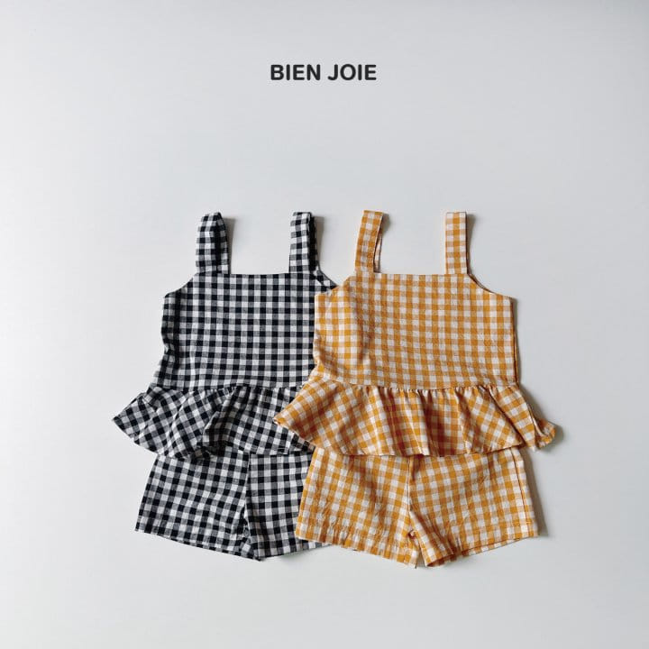 Bien Joie - Korean Children Fashion - #fashionkids - Cheek Top Bottom Set - 11