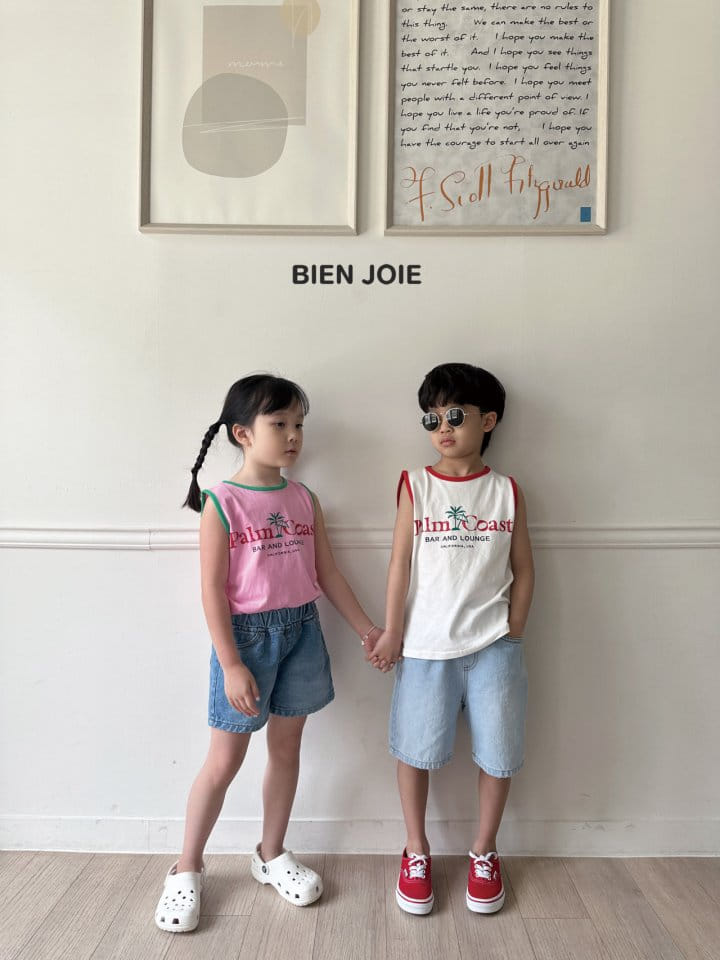 Bien Joie - Korean Children Fashion - #littlefashionista - Summer Sleeveless Tee  - 2