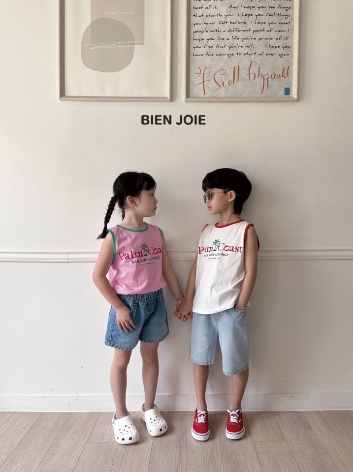 Bien Joie - Korean Children Fashion - #magicofchildhood - Summer Sleeveless Tee  - 3