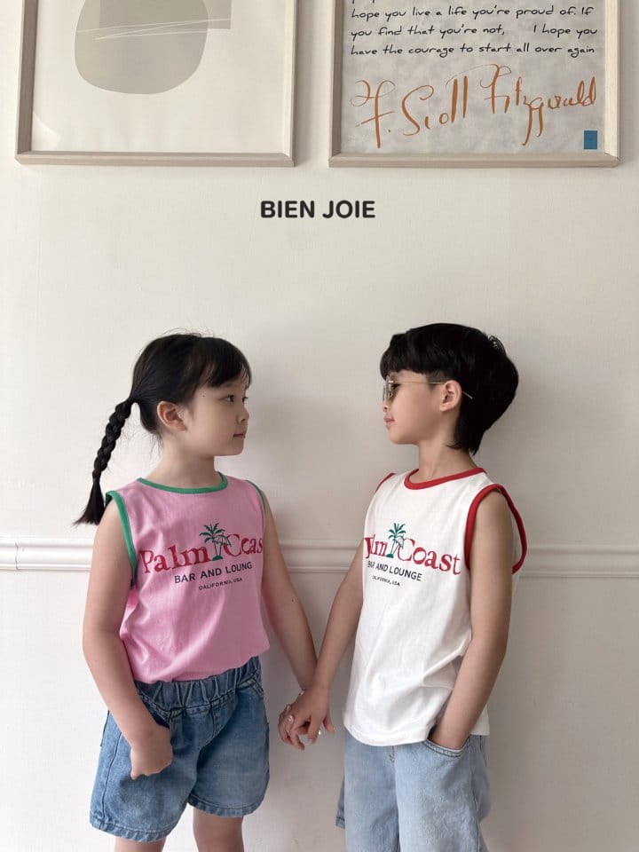 Bien Joie - Korean Children Fashion - #magicofchildhood - Summer Sleeveless Tee  - 4