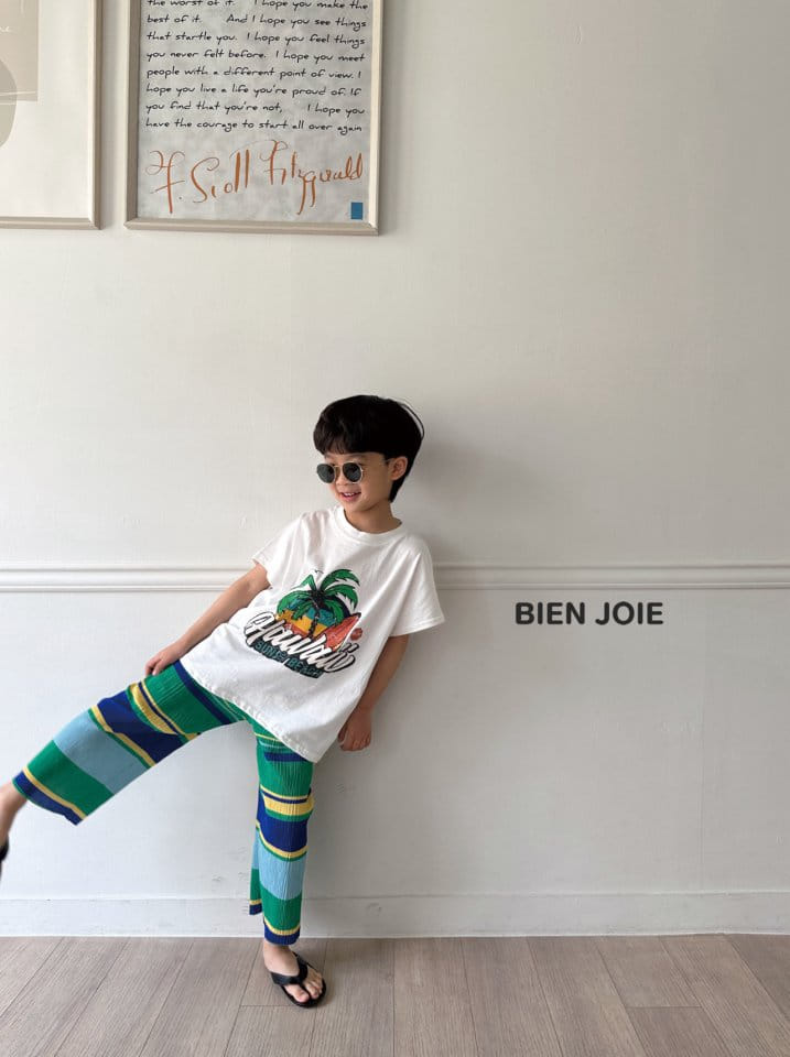 Bien Joie - Korean Children Fashion - #toddlerclothing - Hawaii Tee - 4