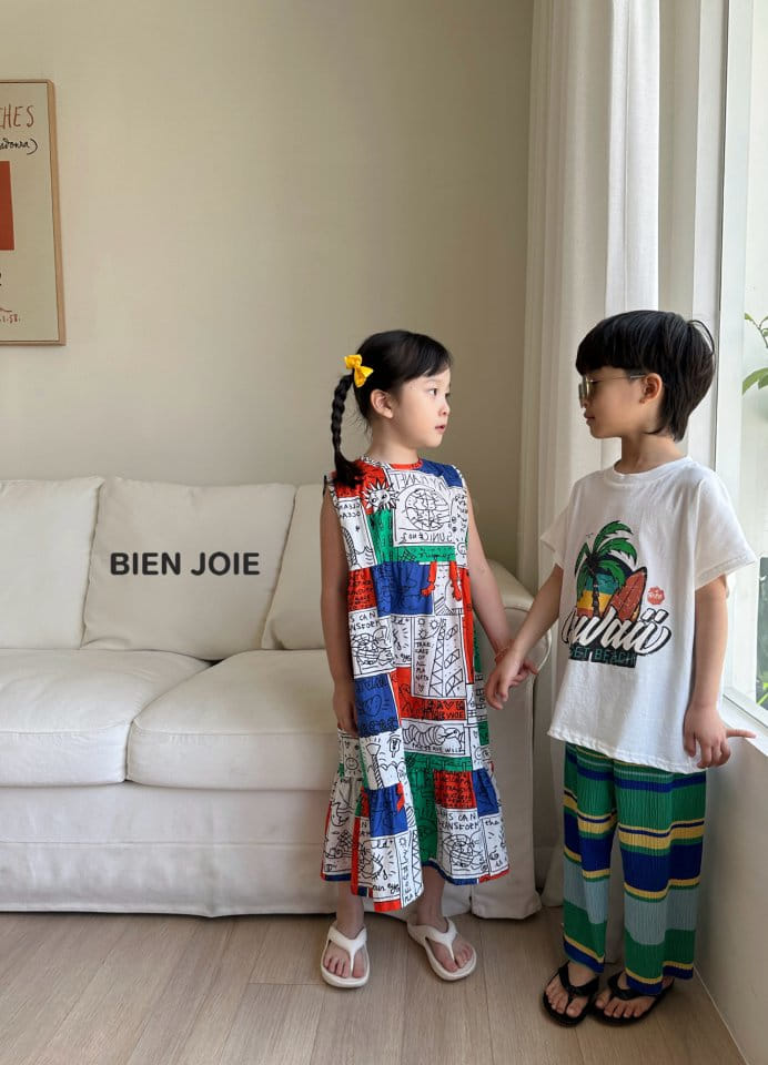 Bien Joie - Korean Children Fashion - #todddlerfashion - Hawaii Tee - 2