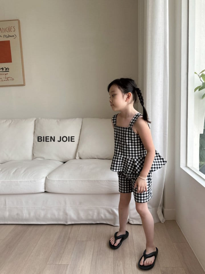 Bien Joie - Korean Children Fashion - #toddlerclothing - Cheek Top Bottom Set - 5