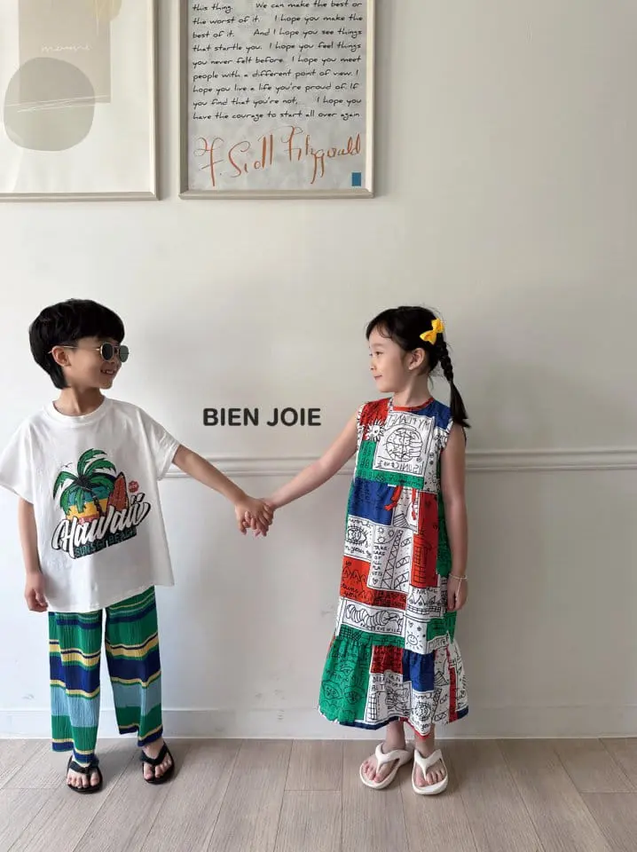 Bien Joie - Korean Children Fashion - #toddlerclothing - Hawaii Tee - 3