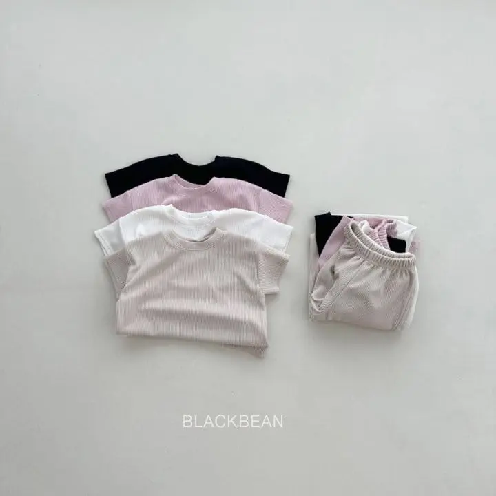 Black Bean - Korean Children Fashion - #childofig - Mom Rose Top Bottom Set - 3